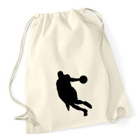 Turnbeutel Basketball Silhouette 12 Liter