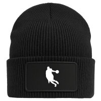 Beanie Basketball Silhouette Black Mütze
