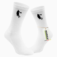 Socken Basketball Silhouette Größe 37/46 White Motiv Tennissocken