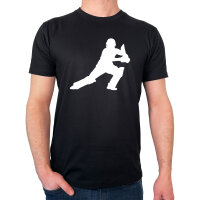 Herren T-Shirt Cricket Silhouette Größe S-3XL