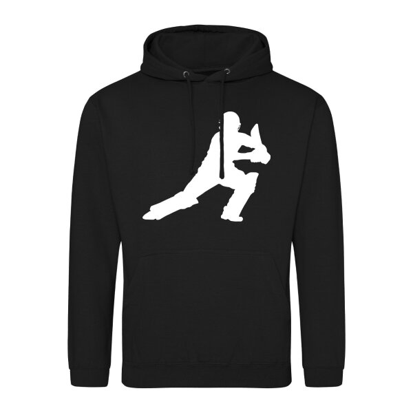 Unisex Hoodie Cricket Silhouette Größe S-3XL