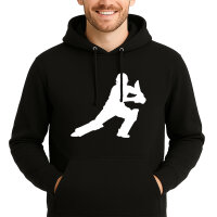 Unisex Hoodie Cricket Silhouette Größe S-3XL