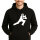 Unisex Hoodie Cricket Silhouette Größe S-3XL