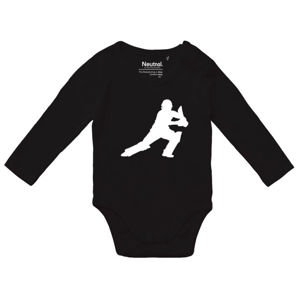 Baby Body Cricket Silhouette Größe 62-80