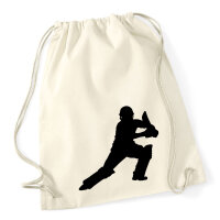 Turnbeutel Cricket Silhouette 12 Liter
