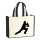 Jutetasche Cricket Silhouette 21 Liter Black
