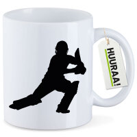 Kaffeetasse Cricket Silhouette 330ml