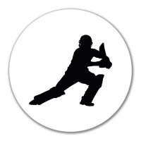 Aufkleber Cricket Silhouette 10cm Sticker