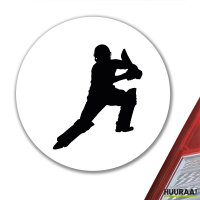 Aufkleber Cricket Silhouette 10cm Sticker