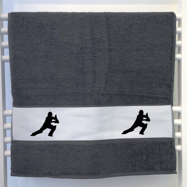 Handtuch Cricket Silhouette 50x100cm