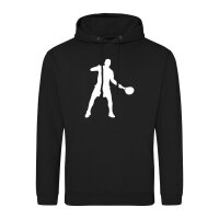 Unisex Hoodie Tennis Silhouette Größe S-3XL