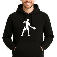 Unisex Hoodie Tennis Silhouette Größe S-3XL