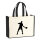 Jutetasche Tennis Silhouette 21 Liter Black