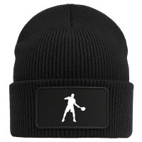 Beanie Tennis Silhouette Black Mütze