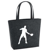 Filzshopper Tennis Silhouette 22 Liter Filztasche