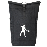 Kurierrucksack Tennis Silhouette 30-44 Liter Black Melange