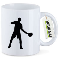 Kaffeetasse Tennis Silhouette 330ml