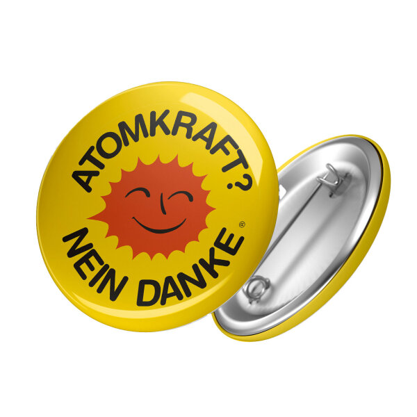 Button Atomkraft Nein Danke Größe 59mm