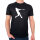 Herren T-Shirt Baseball Silhouette