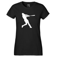 Damen T-Shirt Baseball Silhouette Größe XS-XXL