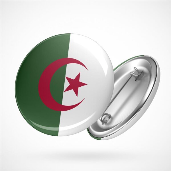 Button Algeria Größe 59mm