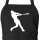 Schürze Baseball Silhouette