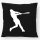 Kissen Baseball Silhouette 40x40cm