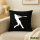 Kissen Baseball Silhouette 40x40cm