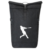 Kurierrucksack Baseball Silhouette 30-44 Liter Black Melange