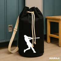 Seesack Baseball Silhouette 20 Liter Black