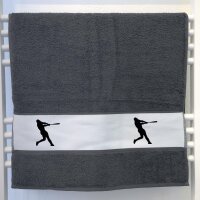 Handtuch Baseball Silhouette 50x100cm