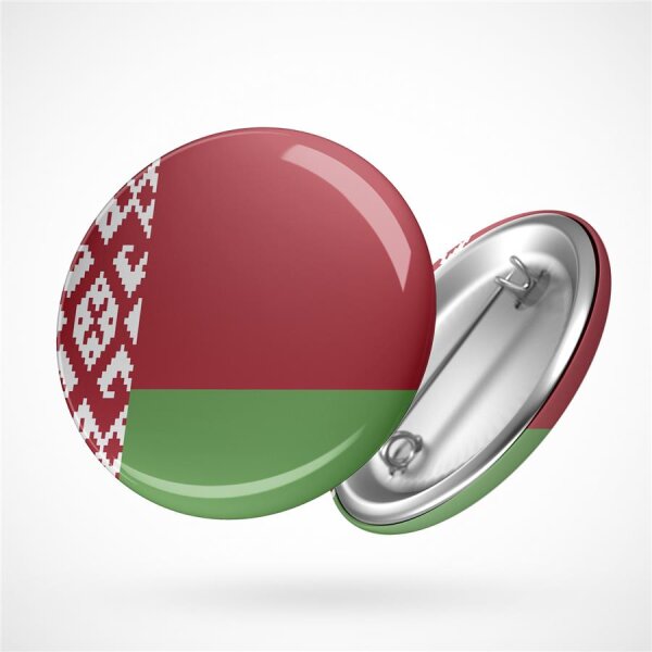 Button Belarus Weißrussland Flagge Größe 59mm