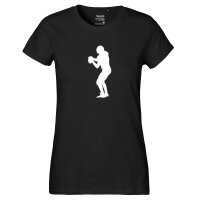 Damen T-Shirt American Football Silhouette...