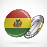 Button Bolivia Bolivien Flagge Größe 59mm