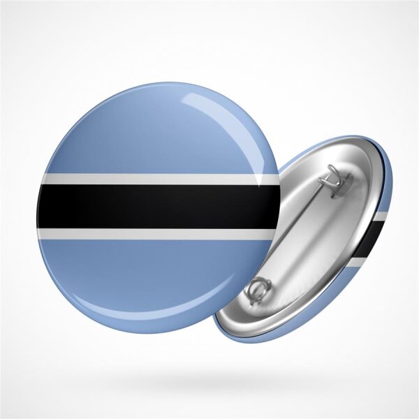 Button Botwana Botsuana Flagge Größe 59mm