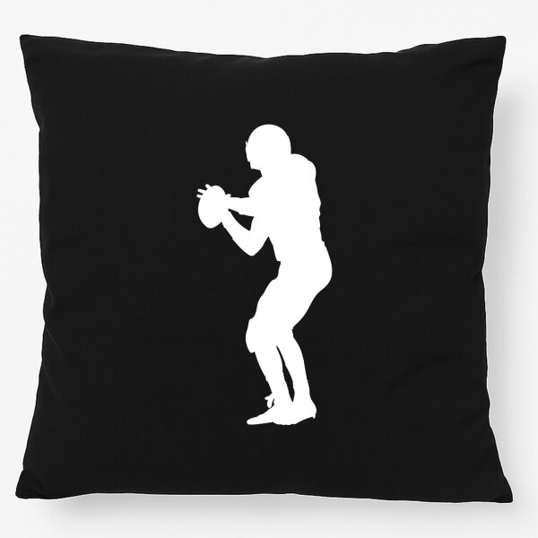 Kissen American Football Silhouette 40x40cm