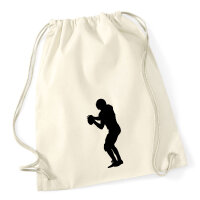 Turnbeutel American Football Silhouette 12 Liter