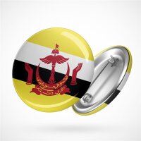 Button Brunei Darussalam Flagge Größe 59mm