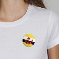 Button Brunei Darussalam Flagge Größe 59mm