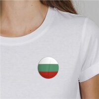Button Bulgaria Bulgarien Flagge Größe 59mm