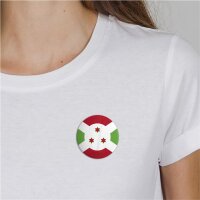 Button Burundi Flagge Größe 59mm