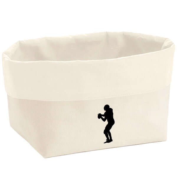 Organizer American Football Silhouette Aufbewahrungskorb
