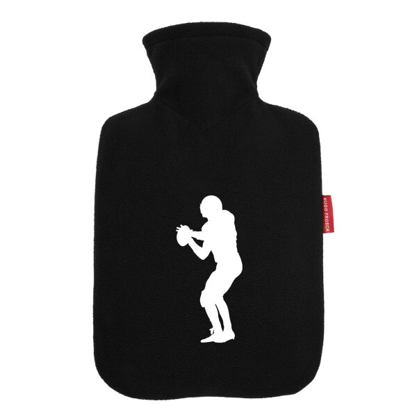 Wärmflasche American Football Silhouette