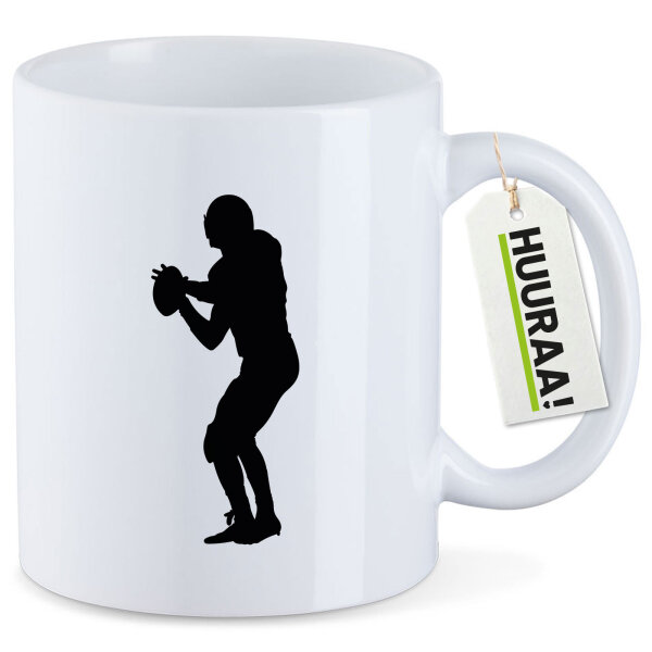Kaffeetasse American Football Silhouette 330ml