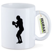 Kaffeetasse American Football Silhouette 330ml