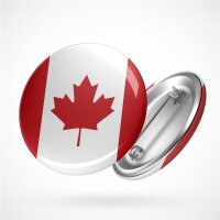 Button Canada Kanada Flagge Größe 59mm