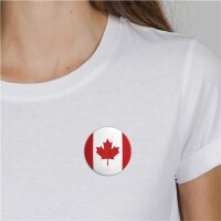 Button Canada Kanada Flagge Größe 59mm