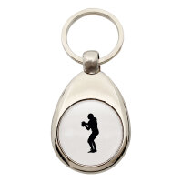 Schlüsselanhänger American Football Silhouette
