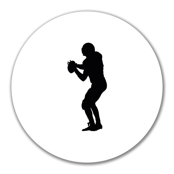 Aufkleber American Football Silhouette 10cm Sticker