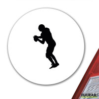 Aufkleber American Football Silhouette 10cm Sticker